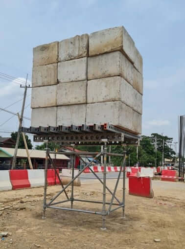 แบบหล่อคอนกรีต, นั่งร้านลิ่มล็อค