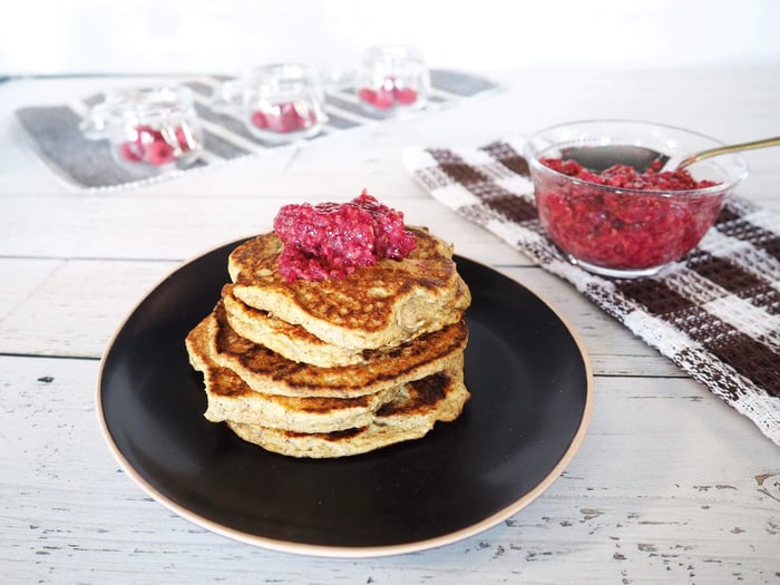 Crêpes et sa confiture coupe faim