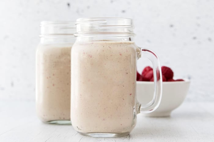 Smoothie fraises framboises