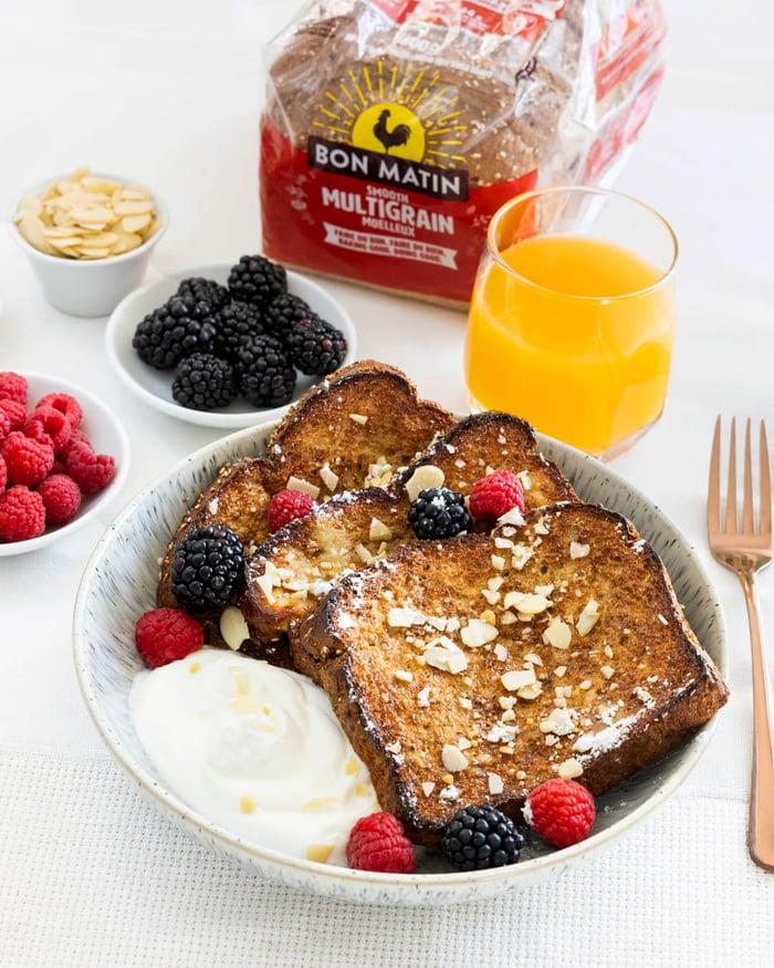 Pain doré croustillant au four