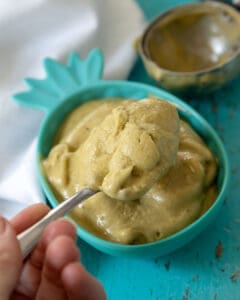 Crème glacée banane et matcha