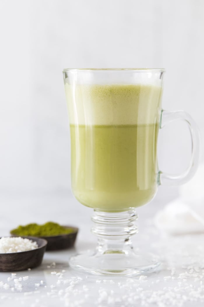 Matcha latté miel et coconut