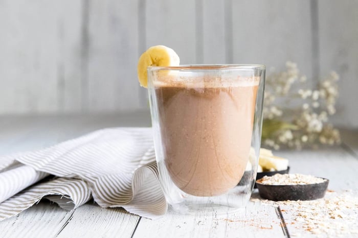 Smoothie énergisant au café