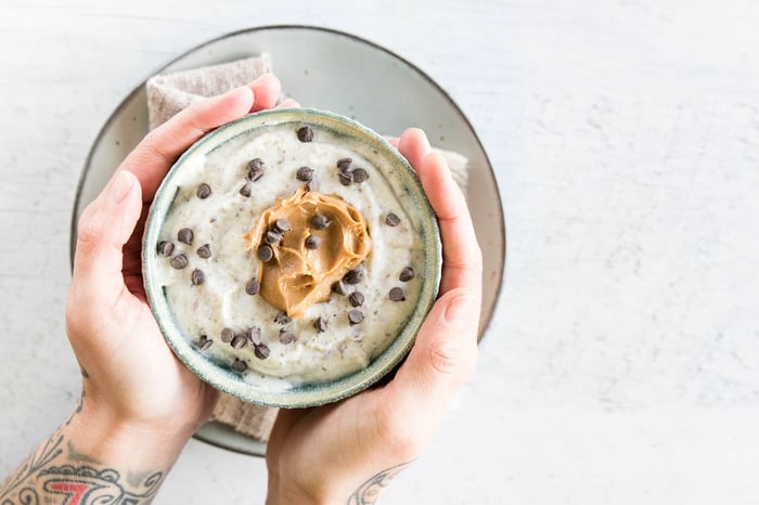 Le yogourt Pâte à Biscuits version Mélange Coupe Faim