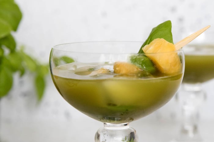 Mocktail ananas & basilic