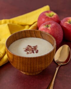 Potage aux pomme et cheddar