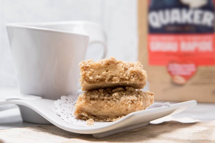 Barres à l’avoine et crème de citron