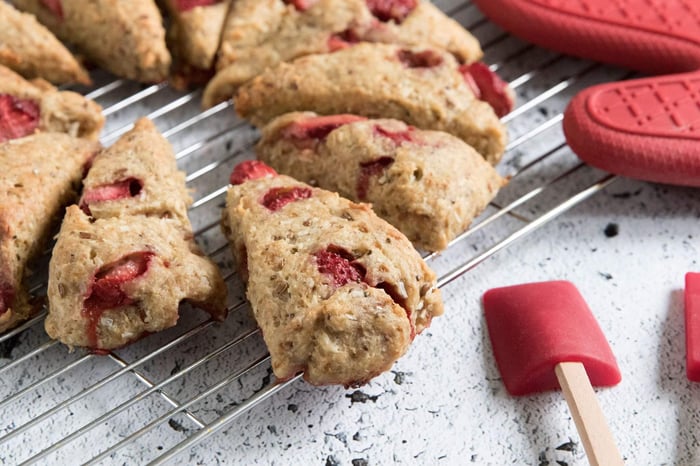 SCONES AUX FRAISES