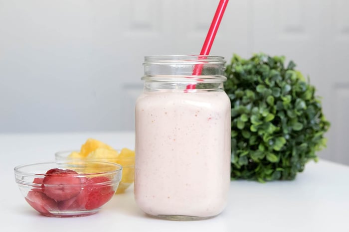 SMOOTHIE ANANAS FRAISES