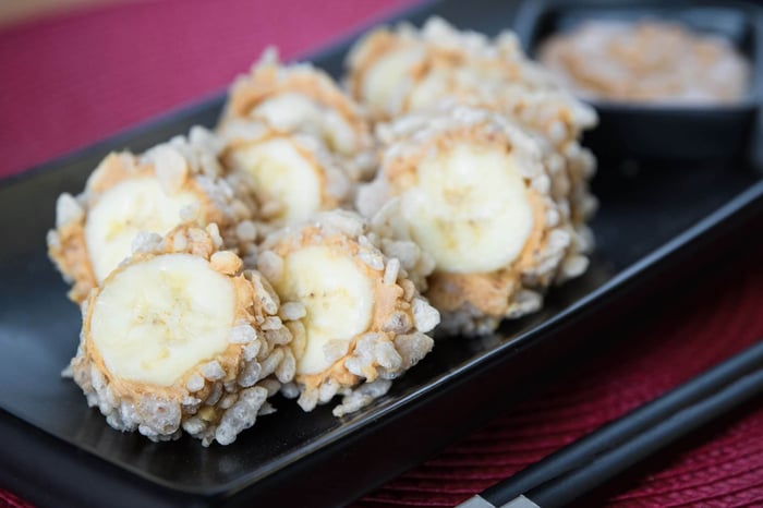 Bananes sushis au Mélange Coupe Faim