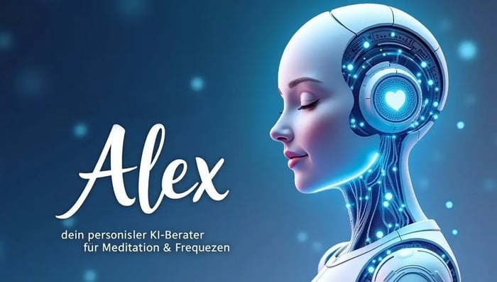 Lerne Alex kennen – deinen persönlichen KI-Berater für Meditation & Frequenzen