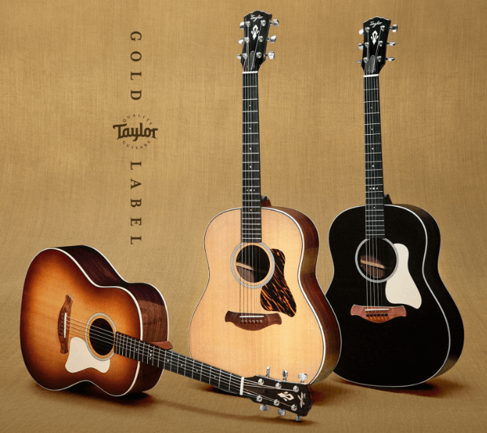 Taylor Gold Label Collection 514e 714e 517e 717e 814e Koa 814e K14e Vera Guitars Charlotte NC North Carolina