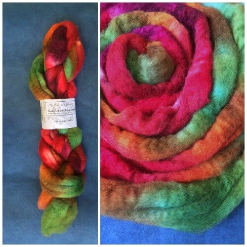Spinning with dyed fiber, a guest post by Jillian Moreno on the Woolery Blog.