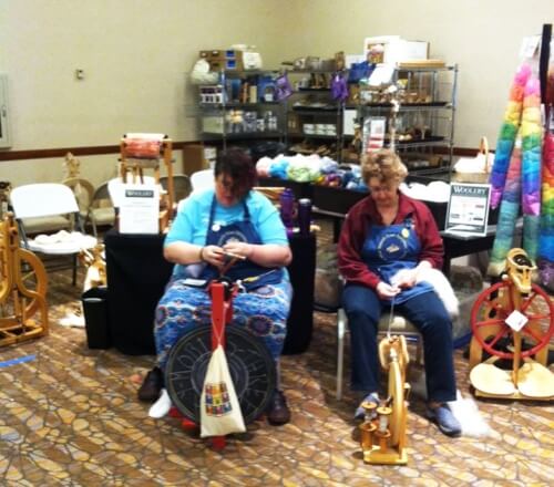 Taevia spins with Joanne Strauch at Ply Away.