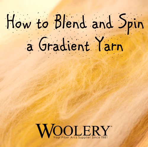 Free guide to blending spinning fiber to spin a gradient yarn.