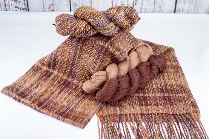 Marla Plaid Rigid Heddle Scarf Pattern