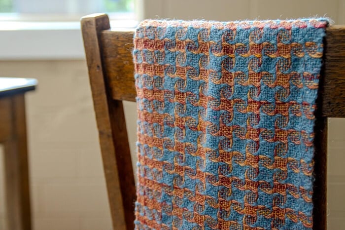 Weaving Pinwheels with Pizzazz - Scarf Project