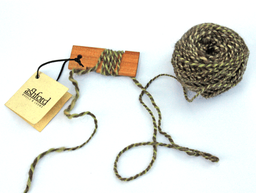 Handspun yarn - pair up a natural single with a dyed single to see what happens!