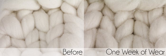 Before and One Week of Wear