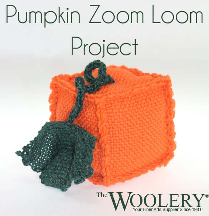 Pumpkin Zoom Loom Project from The Woolery