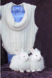 Angora sweater