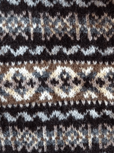 Shetland yarn in a Fair Isle sweater - learn more about breed specific yarns with Beth Brown Reinsel on the Woolery Blog!