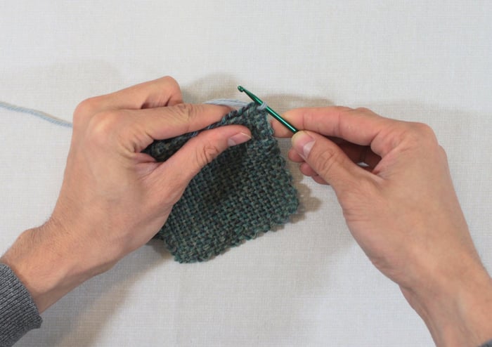 slip stitch secondary