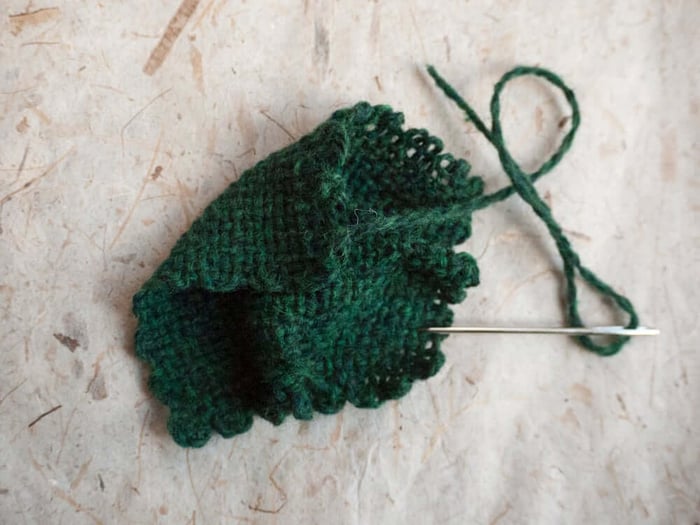 The final fold for your leaf