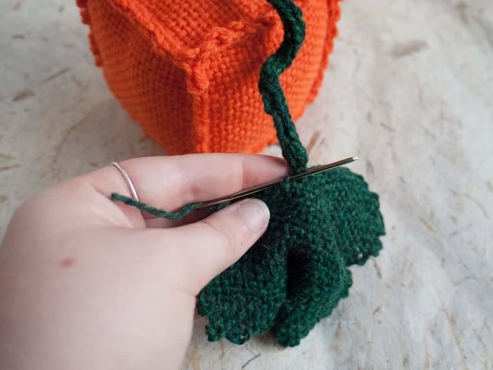 Sew your vine to your leaf