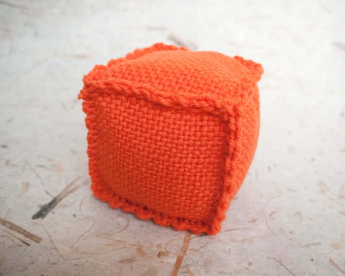 Orange Zoom Loom Cube