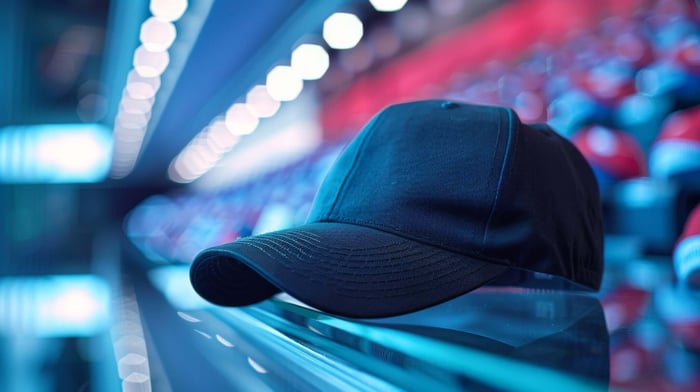 Recycled mesh running cap made from sustainable materials, a lightweight and breathable accessory for runners