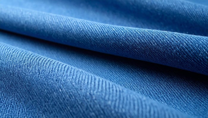 Close-up of soft Tencel fabric used in sustainable workout clothes