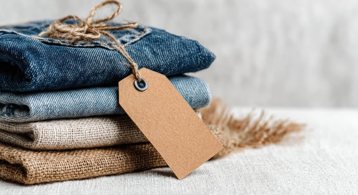 Lyocell-blend denim fabric showing its soft, sustainable texture that reveals what kind of fabric Lyocell is when combined with cotton.