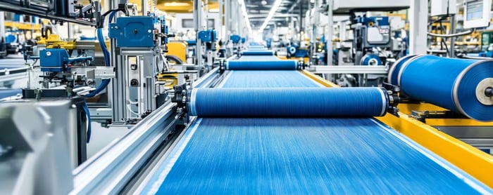 Lyocell fabric rolls neatly stacked, showing the smooth, sustainable material that defines what kind of fabric Lyocell is.