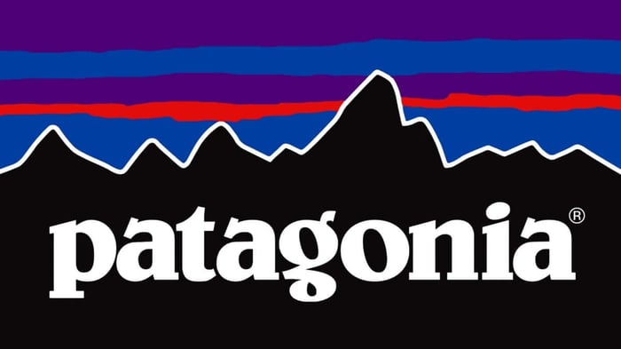 Patagonia logo representing clean fashion, sustainable outdoor apparel, and environmentally conscious clothing.