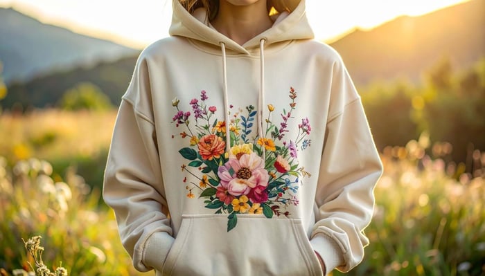 Lyocell hoodie made from soft Tencel fabric demonstrating durability and minimal shrinkage