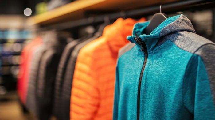 PFAS-free activewear designed with sustainable materials for clean, modern fitness apparel.