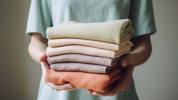 Soft and breathable Tencel fabric used to make sustainable Tencel pants