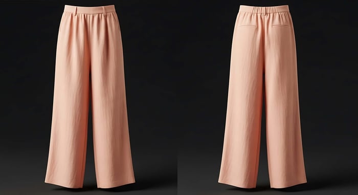 Wide-leg Tencel pants with a relaxed fit for breathable and sustainable everyday wear