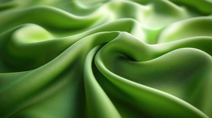 Close-up of eco-friendly activewear fabric texture used in workout sets, highlighting breathable and sustainable materials