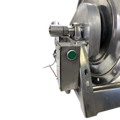 Reel 12v Electric Stainless Steel for 325ft 1/2in or 400ft 3/8in hose 4000ps