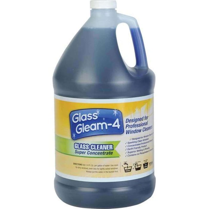 Glass Gleam 4 gallon jug — hard water formula window cleaning soap by Titan Labs
