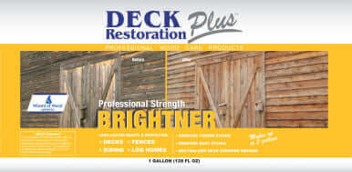 Deck & Wood Stain Brightener 1 Gal DRP