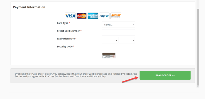 J.Racenstein checkout — duty and tax calculated, place order