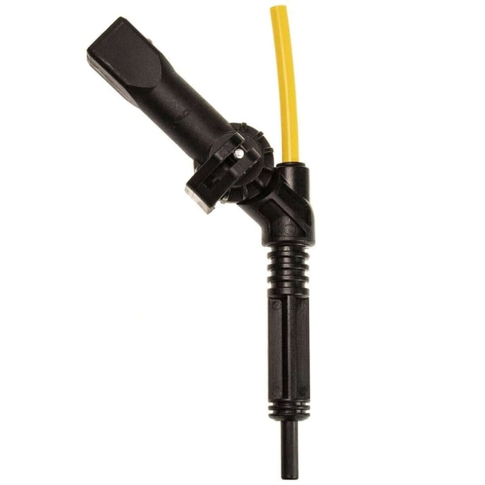 Gardiner Quick-LoQ angle adaptor for water fed pole gooseneck