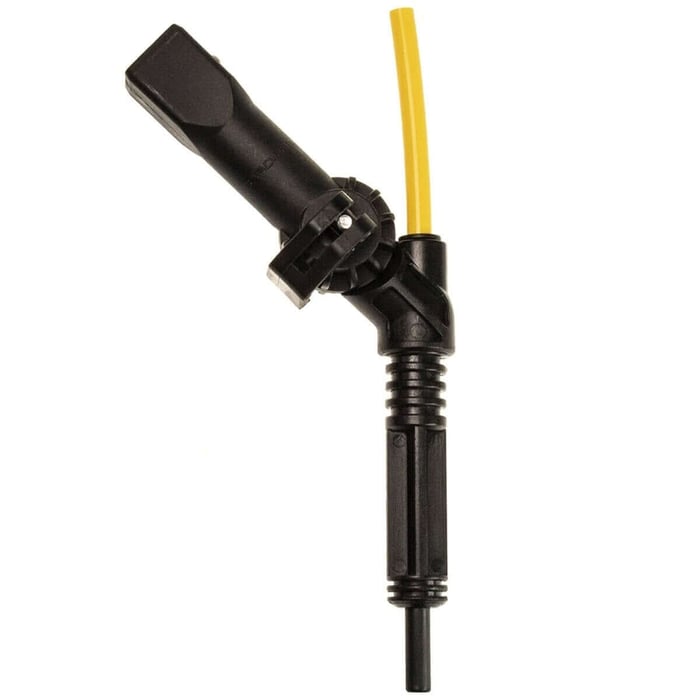 Gardiner Quick-LoQ angle adaptor for water fed pole gooseneck