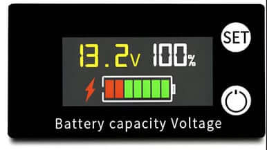 Battery Monitor 12v with Bracket