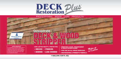 Deck & Wood Stain Stripper 1 Gal DRP
