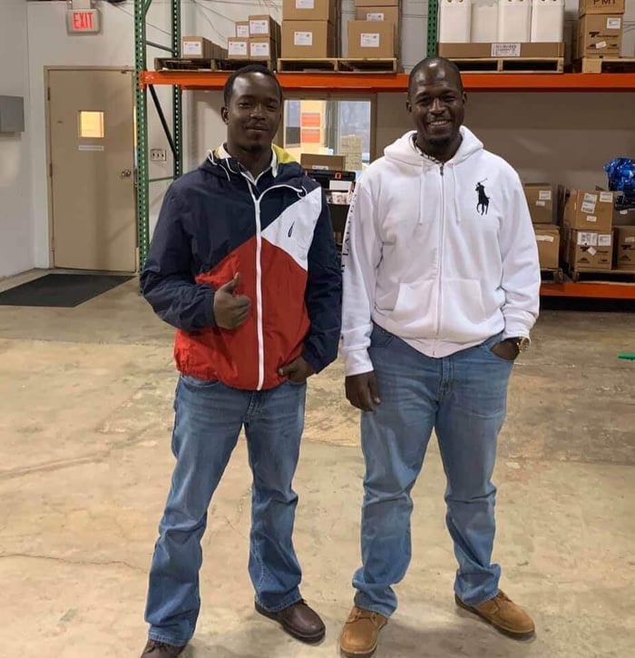 Contractors attending J. Racenstein University hands-on training session