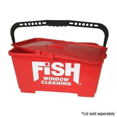 ProTool Bucket Rectangular FISH Red 06 Gal